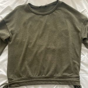 SHEIN green sweatshirt